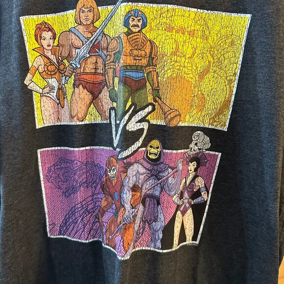 American Classics Masters of The Universe He-Man Retro VS Panel Men's Tee Large - Picture 2 of 4